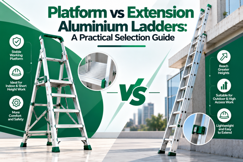 Platform vs Extension Aluminium Ladders A Practical Selection Guide