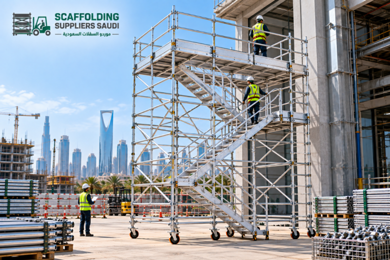 Double Width Staircase supplier saudi